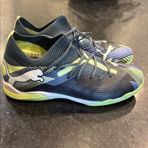 PUMA Men's Future 7 Match Turf Training Shoes -Gray Skies-White-fizzy Apple- 7.5